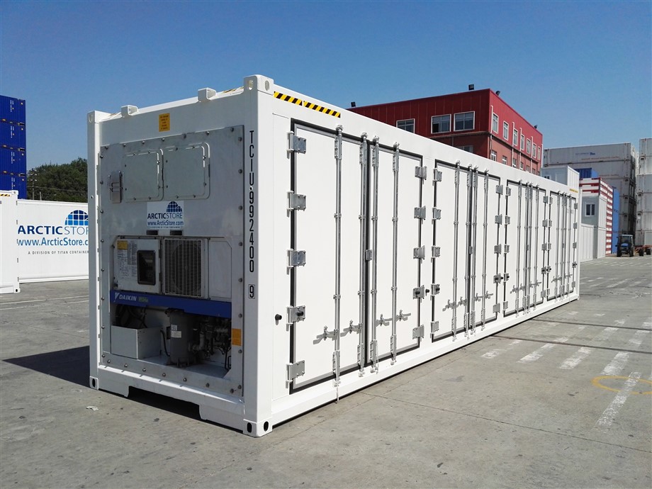 Designer reefer containers. Normal lead-time of 16-18 weeks from order