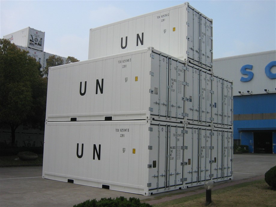 Containers neufs 20' frigorifiques, personnalisés.