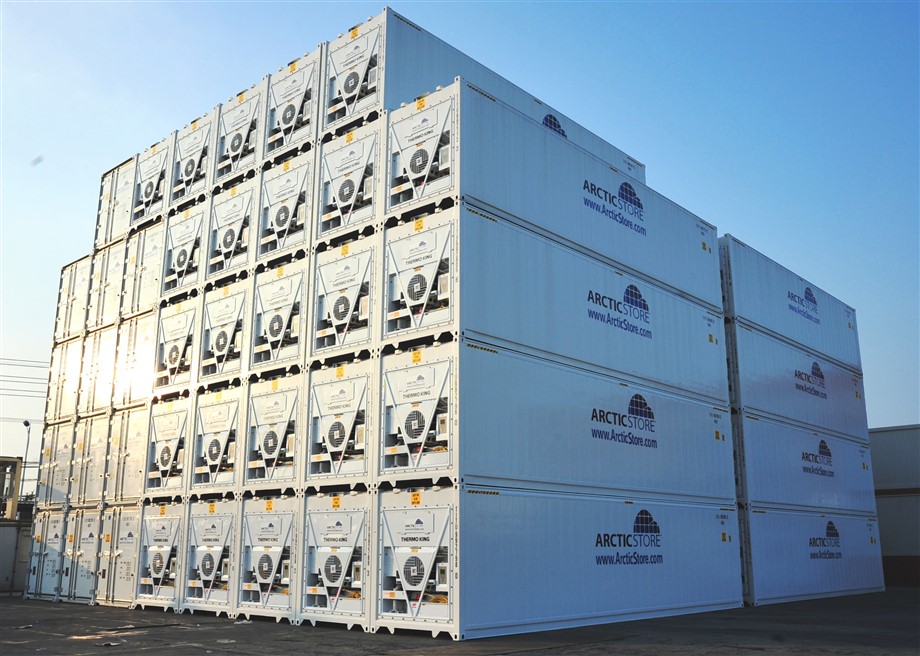40ft ArcticStore refrigerated storage containers ready for delivery