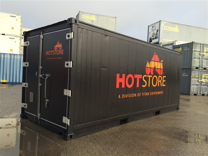 HotStores are refrigerated containers with heating rather than cooling temperature control