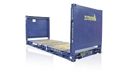 <h4><strong>Containers Flat rack (plateforme)</strong></h4>
<p style="text-align: justify;">Des containers sans parois latérales, aux extrémités fixes. Ils supportent des charges lourdes et conviennent au transport de marchandises non sensibles aux intempéries.</p>