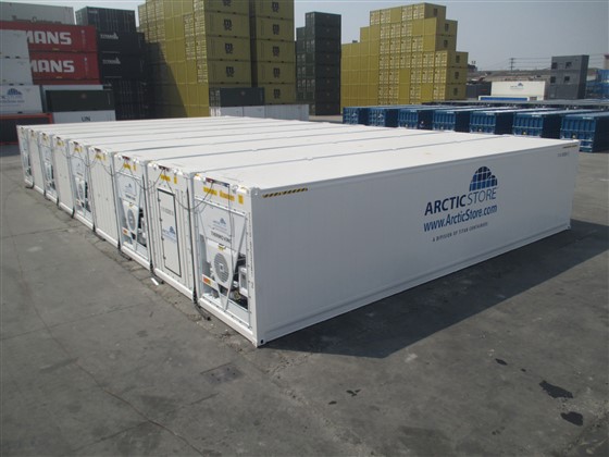 Chambre froide modulaire de 9 containers frigorifiques 40'