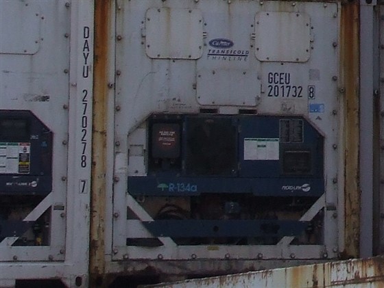 <p>Alte gebrauchte Refrgerierungsmaschinen können weniger zuverlässig sein und führen oft in Kombination mit reduzierten Containerisolationswerten zu einem deutlich höheren Stromverbrauch.</p>
<p> </p>
<p>Foto von typischen gebrauchten Seecontainer</p>