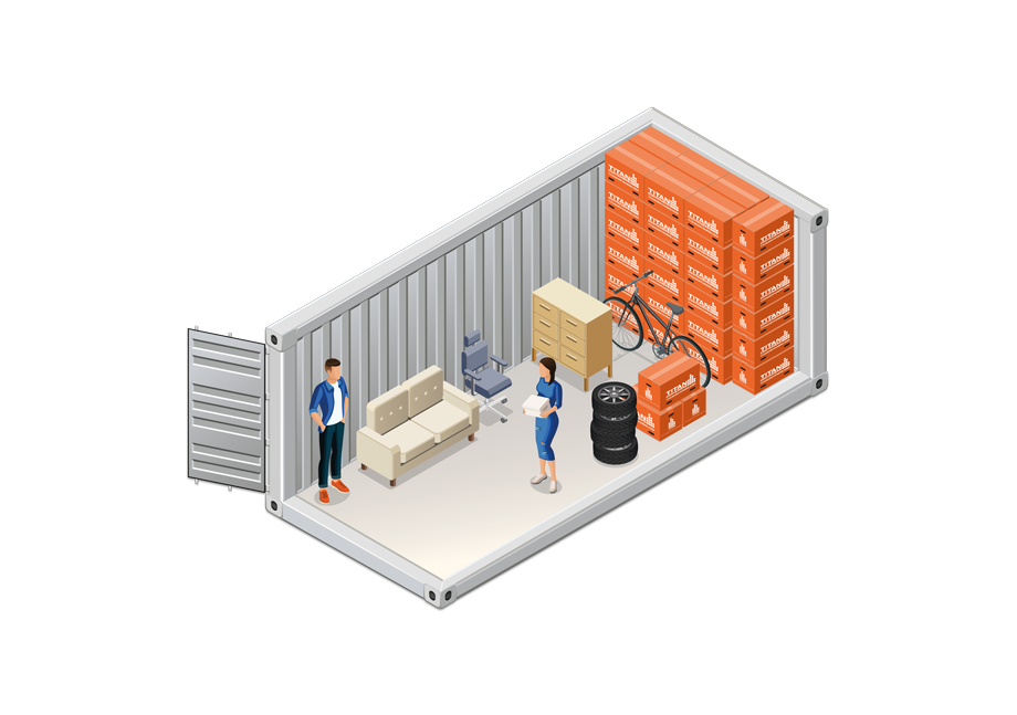 20' CONTAINER (149 FT2)
Imperial 8' x 8'6 x 20'
Metric 2.40 x 2.35 x 6.00