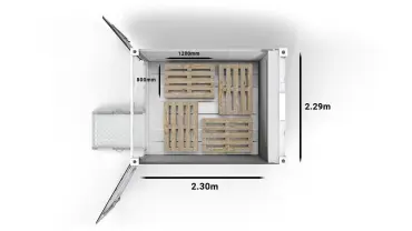 ArcticStore 10ft Euro Pallets