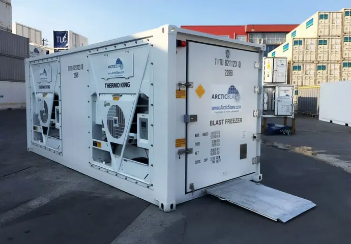 ArcticBlast Cold Storage Rapid Chilling Refrigerated Containers for Hire