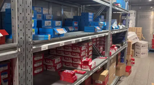 Food distribution cold storage using TITAN ArcticStore refrigerated containers