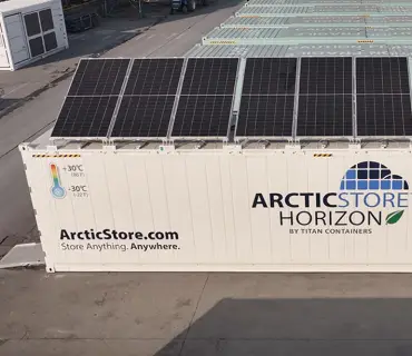 refrigerated containers solar powered cold storage